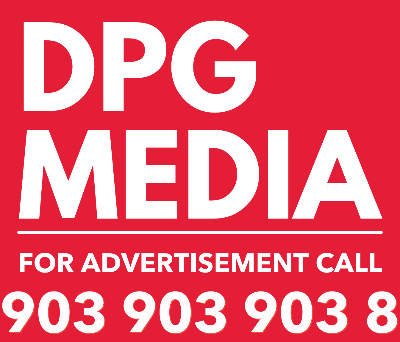 DPG Media - Advertisement, Billboard · OOH design by Yash Arya
