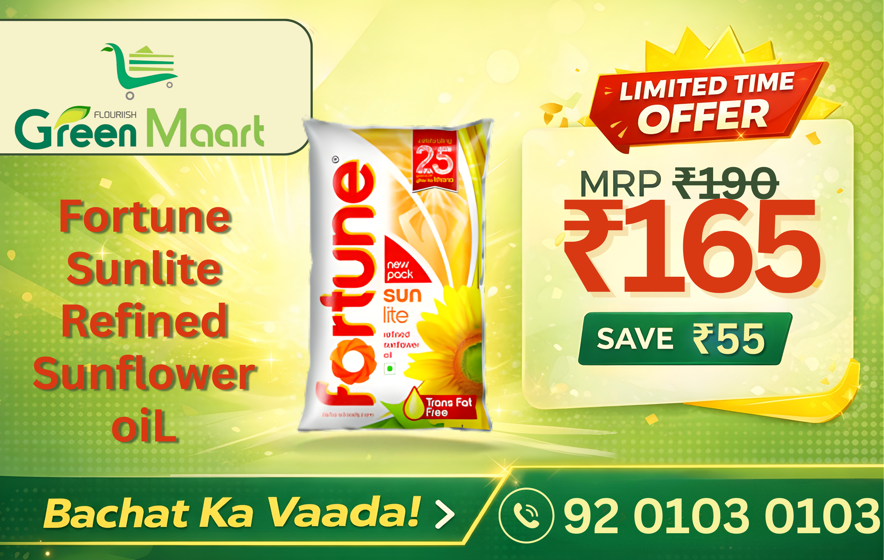 Green Mart - Advertisement, Billboard · OOH design by Yash Arya