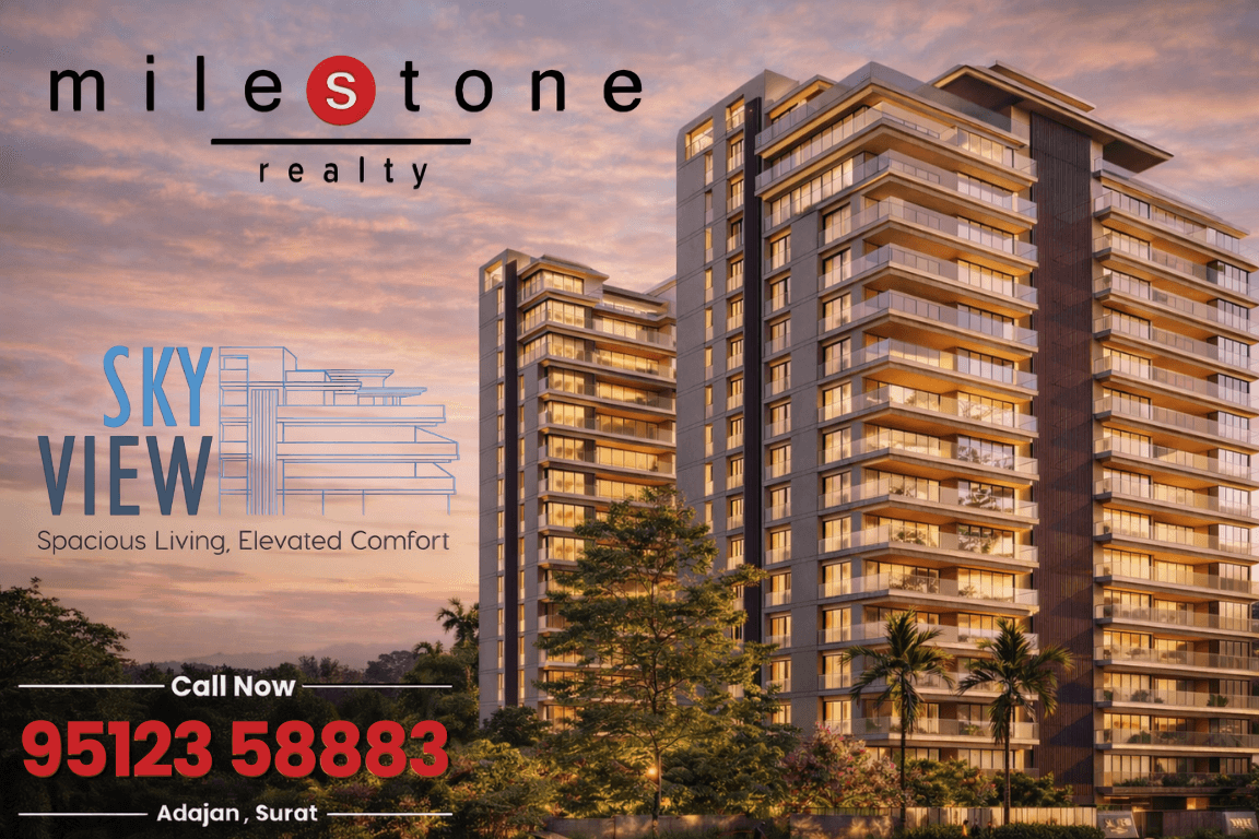 Milestone Sky View - Advertisement, Billboard · OOH design by Yash Arya
