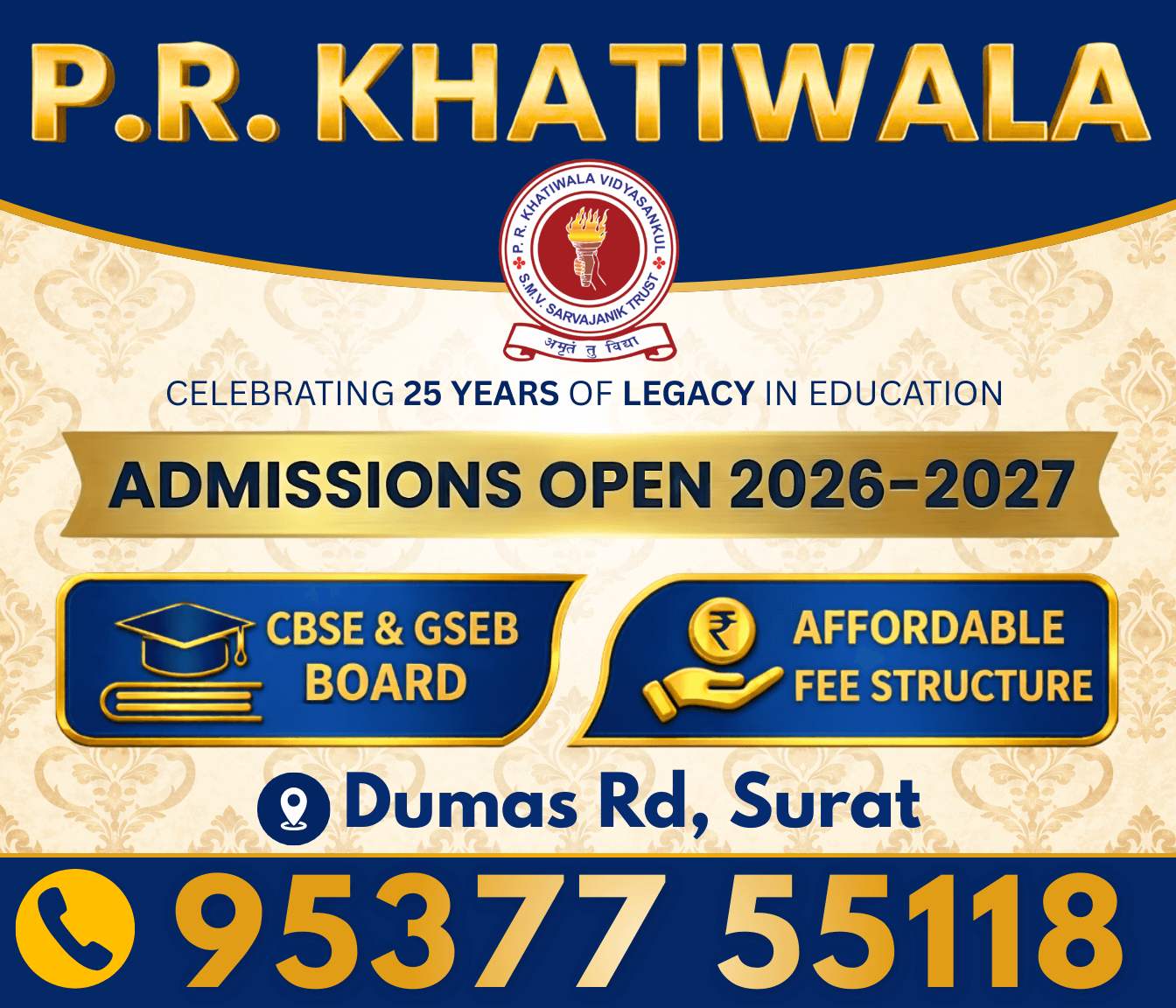 PR Khatiwala - Advertisement, Billboard · OOH design by Yash Arya