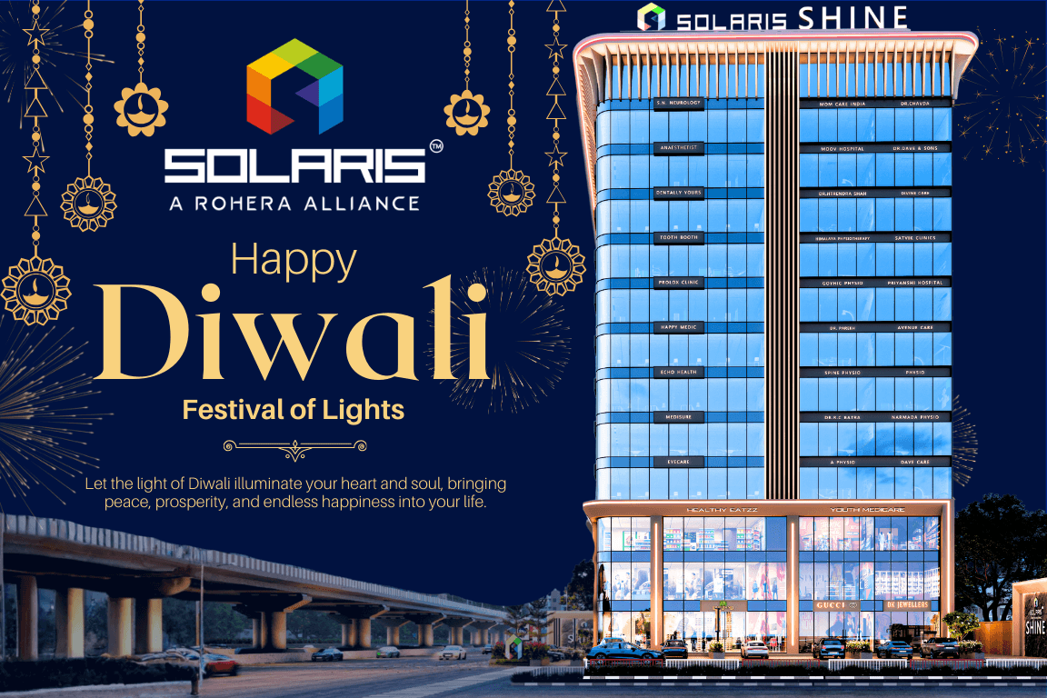 Solaris Shine Diwali - Advertisement, Billboard · OOH design by Yash Arya