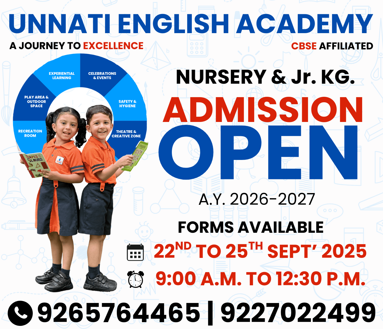 Unnati English Academy - Advertisement, Billboard · OOH design by Yash Arya