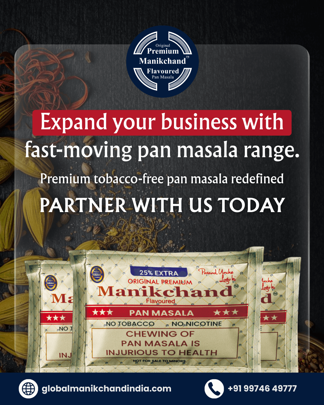 Manikchand Group - Branding, Social Media design by Yash Arya