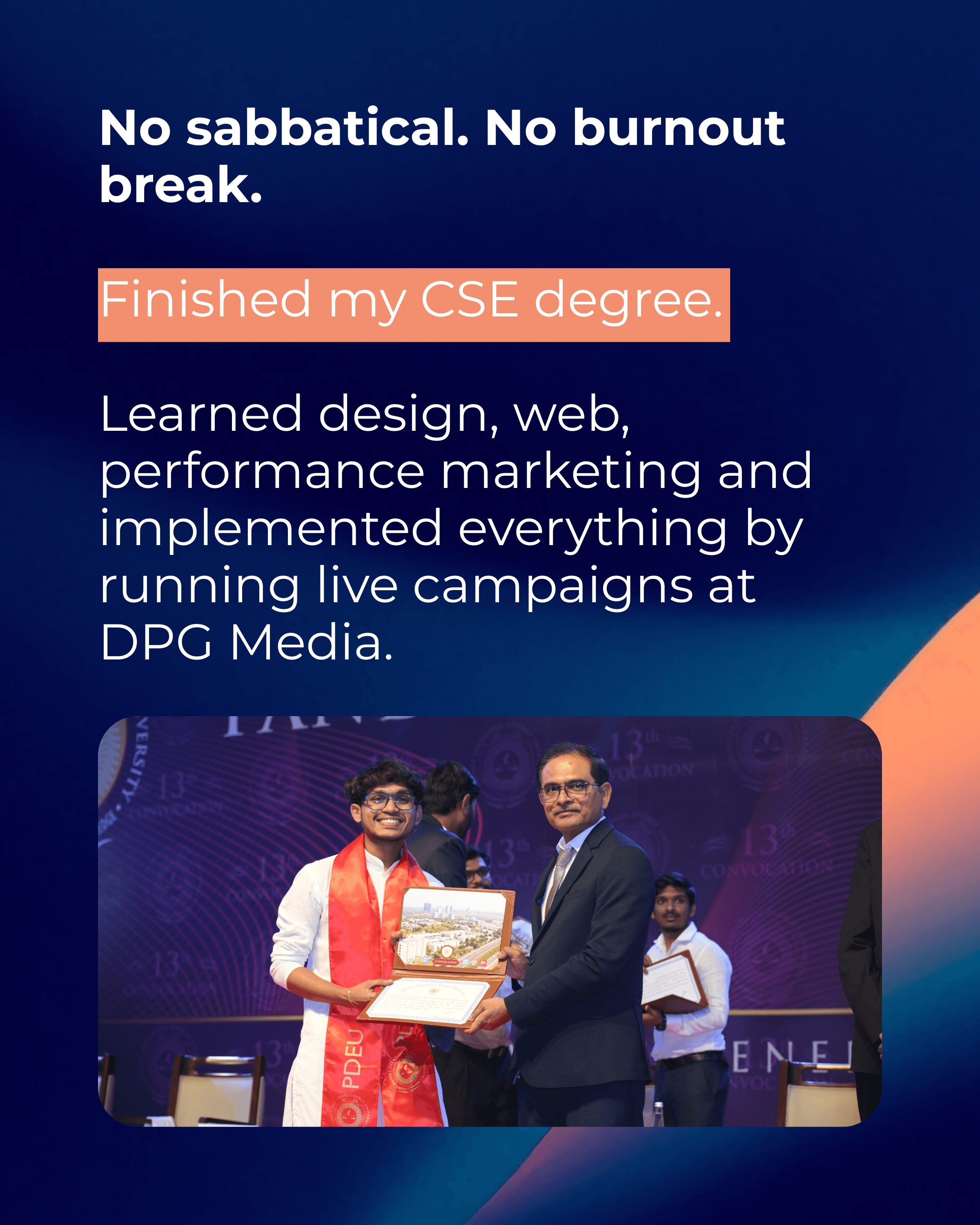 Yash - LinkedIn Post, Social Media design by Yash Arya